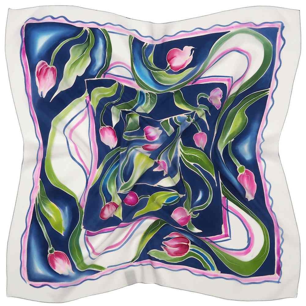 Apaszka Jedwabna R�cznie Malowana 70x70cm